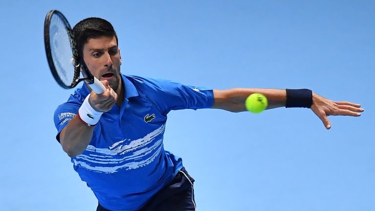 Djokovic estaba apuntando a un sexto título récord en los campeonatos de final de temporada