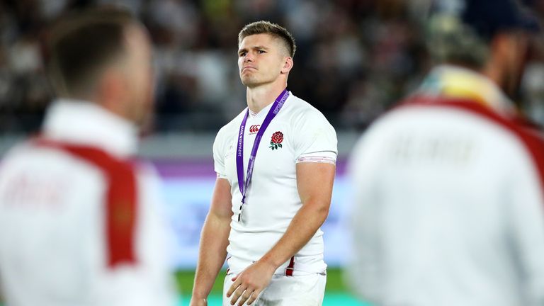 Owen Farrell after England's 12-32 loss to South Africa in the Rugby World Cup 2019 final