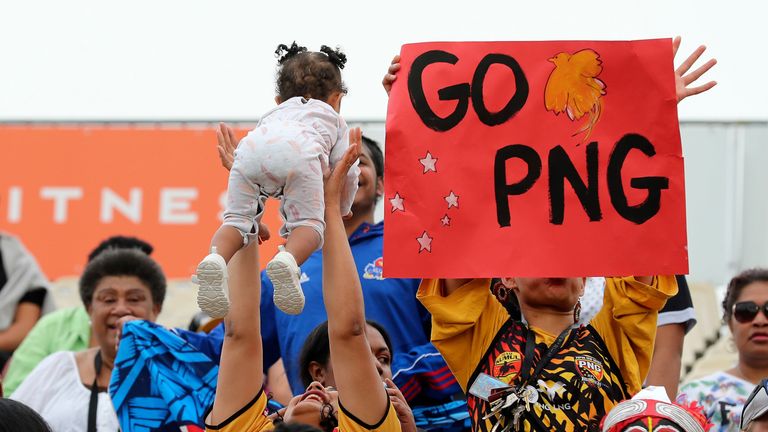 Papua New Guinea will have plenty of support when they face the Lions in Port Moresby
