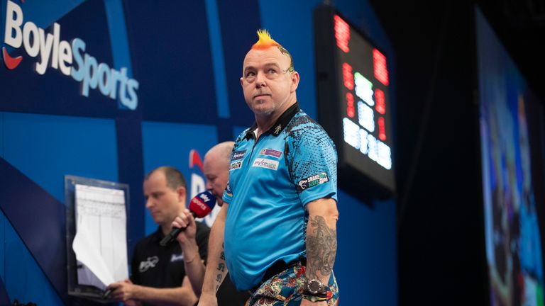 Peter Wright was unable to match the brilliance of Price in Wolverhampton