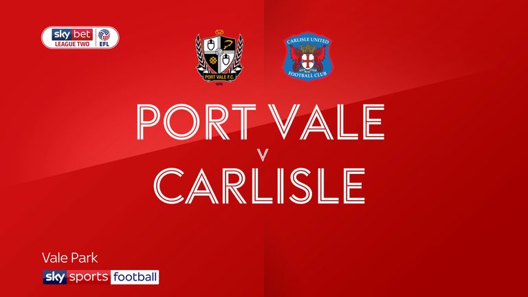Port Vale 2-1 Carlisle