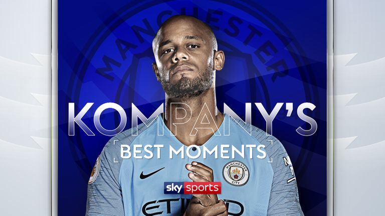 As Vincent Kompany joins the Super Sunday panel for Liverpool v Man City, we take a look back at his greatest Premier League moments for Man City.
