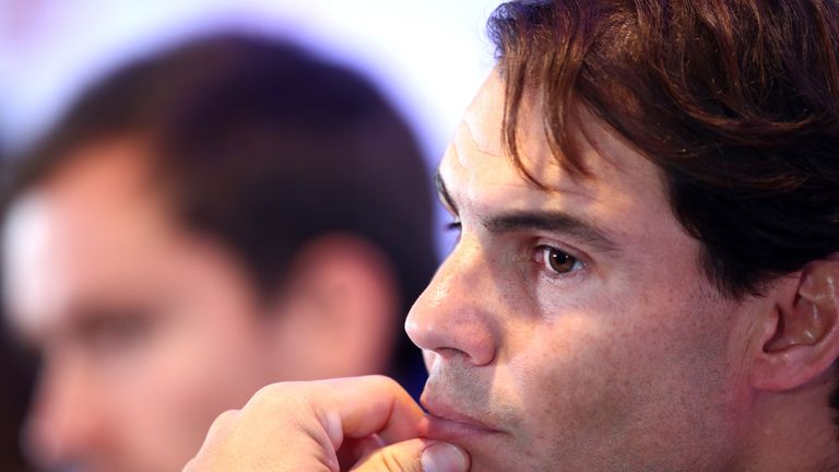 Rafael Nadal is hopeful his serve will be firing by Sunday