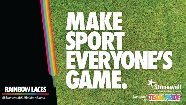 Rainbow Laces campaign logo 2019, Sky Sports