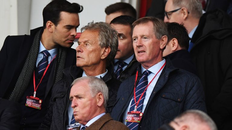 Rangers chairman Dave King with Alastair Johnston 