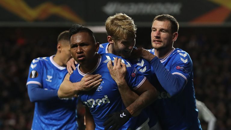 Rangers scored twice to upset Porto at Ibrox in the Europa League