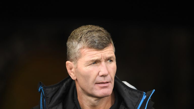 Rob Baxter, Director of Rugby of Exeter Chiefs during the Gallagher Premiership Rugby match between Exeter Chiefs and Harlequins at Sandy Park on October 19, 2019 in Exeter, England. 