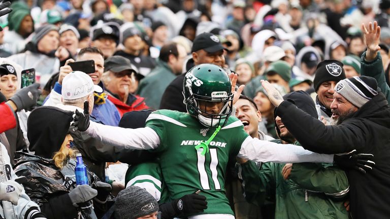 Robby Anderson and the Jets delivered a shock win over the Raiders