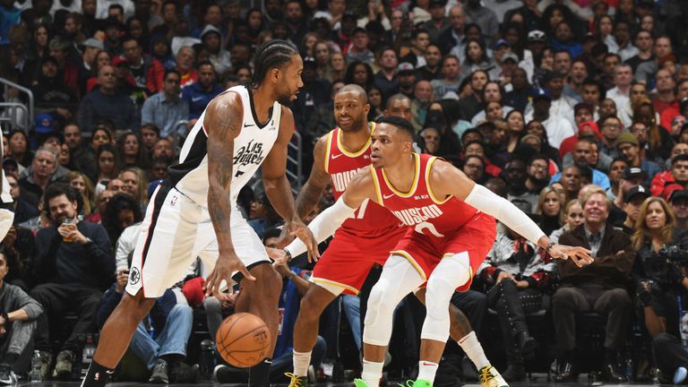 Houston Rockets contra los LA Clippers en la semana 5 de la temporada de la NBA.