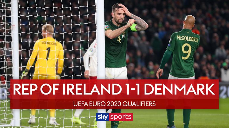 Republic of Ireland 1-1 Denmark