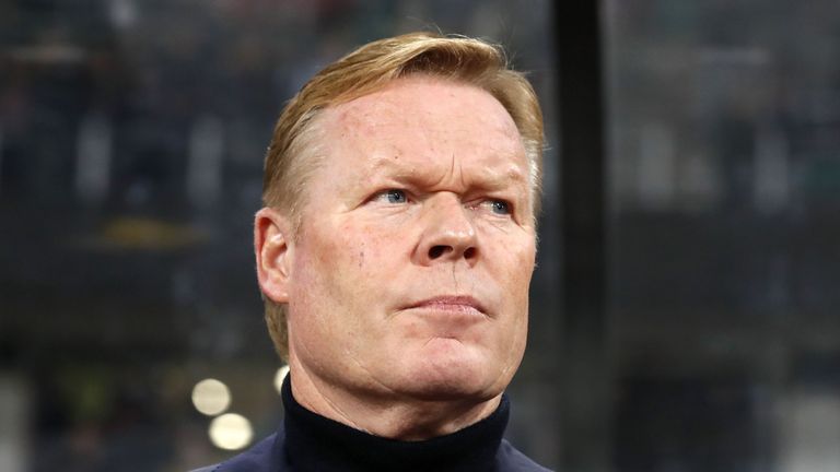 Ronald Koeman has been earmarked as Ernesto Valverde's successor at Barcelona