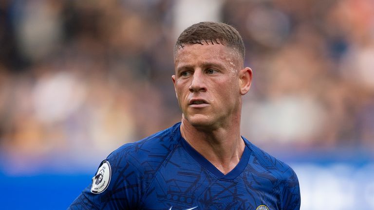 LONDON, ENGLAND - SEPTEMBER 28: Ross Barkley of Chelsea during to the Premier League match between Chelsea FC and Brighton & Hove Albion at Stamford Bridge on September 28, 2019 in London, United Kingdom. (Photo by Visionhaus)