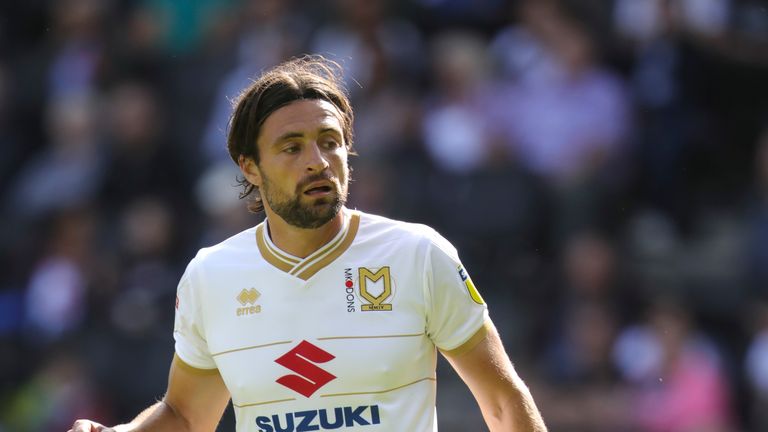 Russell Martin played for MK Dons during the second half of last season 