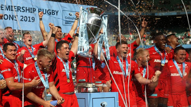 Champions Saracens deducted 35 points