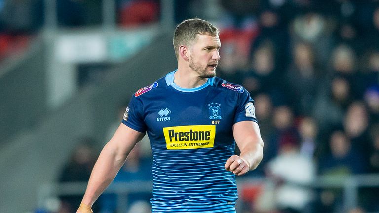 Picture by Allan McKenzie/SWpix.com - 31/01/2019 - Rugby League - Betfred Super League - St Helens v Wigan Warriors - The Totally Wicked Stadium, Langtree Park, St Helens, England - Sean O'Loughlin.