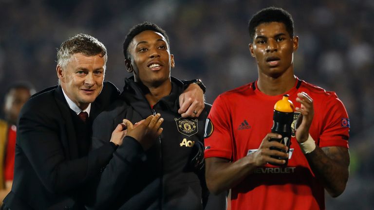 Ole Gunnar Solskjaer says Anthony Martial's attitude is 'rubbing off' on his team-mates