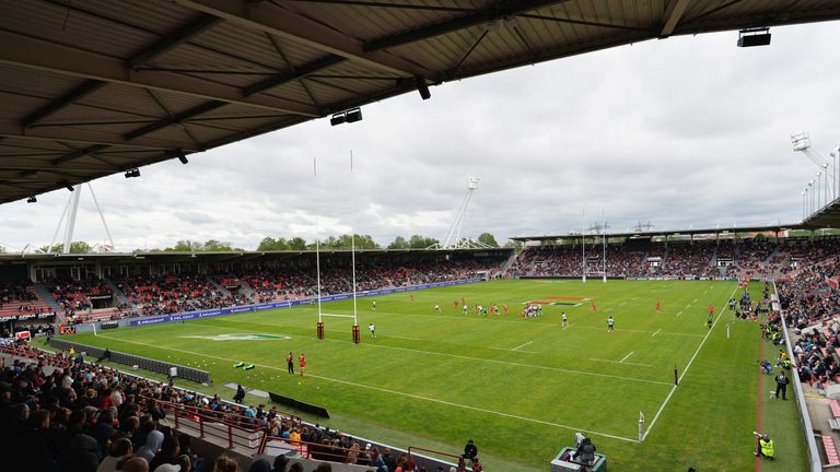 General view of the Stade Ernest Wallon in Toulouse