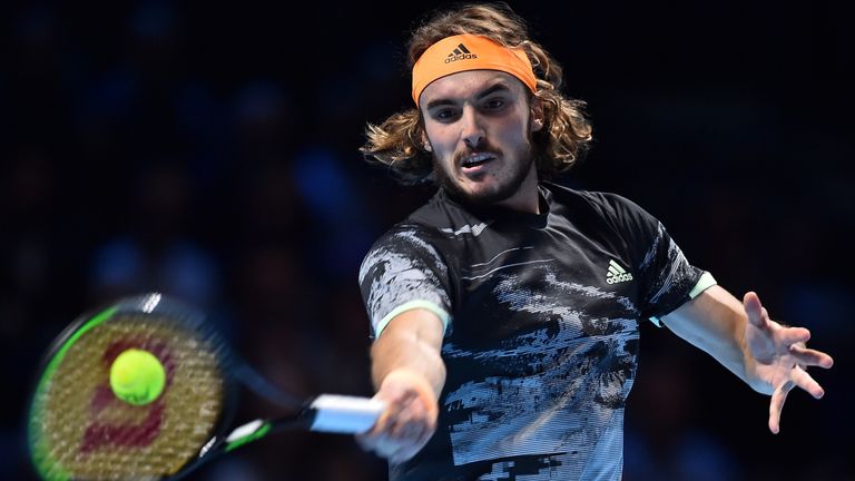 The 21-year-old from Athens came from a set down to claim victory