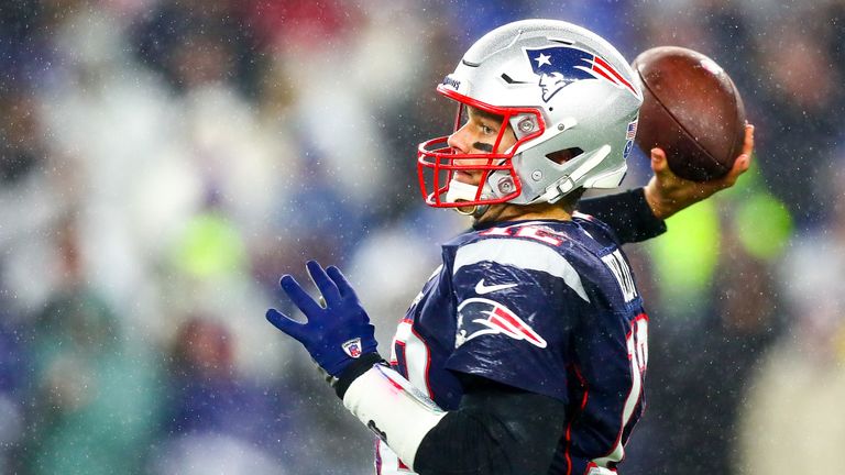 Patriots quarterback Tom Brady is looking to win his seventh Super Bowl ring this season 