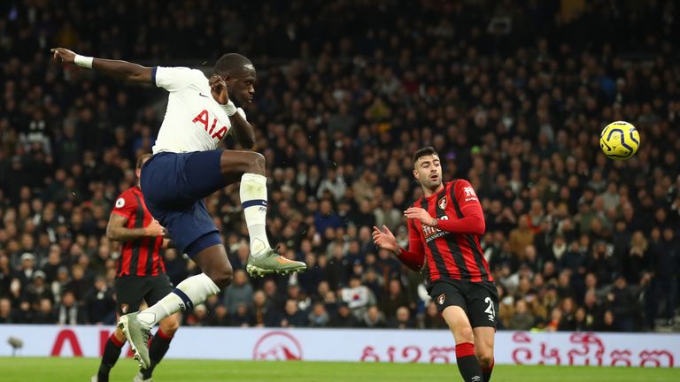 Moussa Sissoko crashes in Tottenham's third after a brilliant, sweeping move