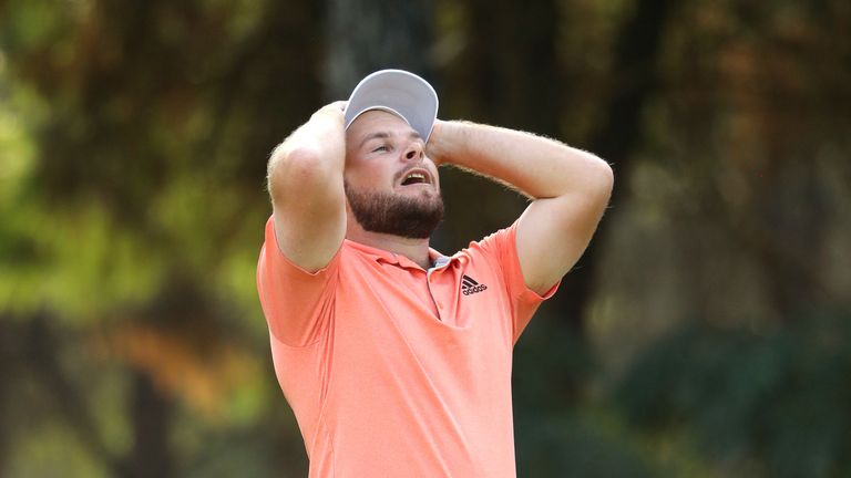 Tyrrell Hatton during the final round of the Turkish Airlines Open