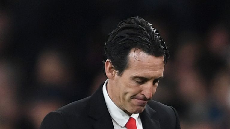 Unai Emery is on the brink after another disappointing result