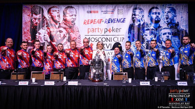 Europe are bidding to regain the Mosconi Cup from Team USA in Las Vegas