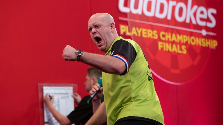 Van Gerwen enjoyed the perfect preparation for Alexandra Palace by claiming yet another major title