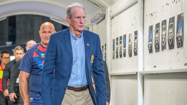 Wayne Bennett GBRL Lions Head Coach ..New Zealand Kiwis v Great Britain Lions. Oceania Cup International Rugby League, Orangetheory Stadium, Christchurch, New Zealand, 9th November 2019  .. Copyright photo Steve McArthur  / www.photosport.nz