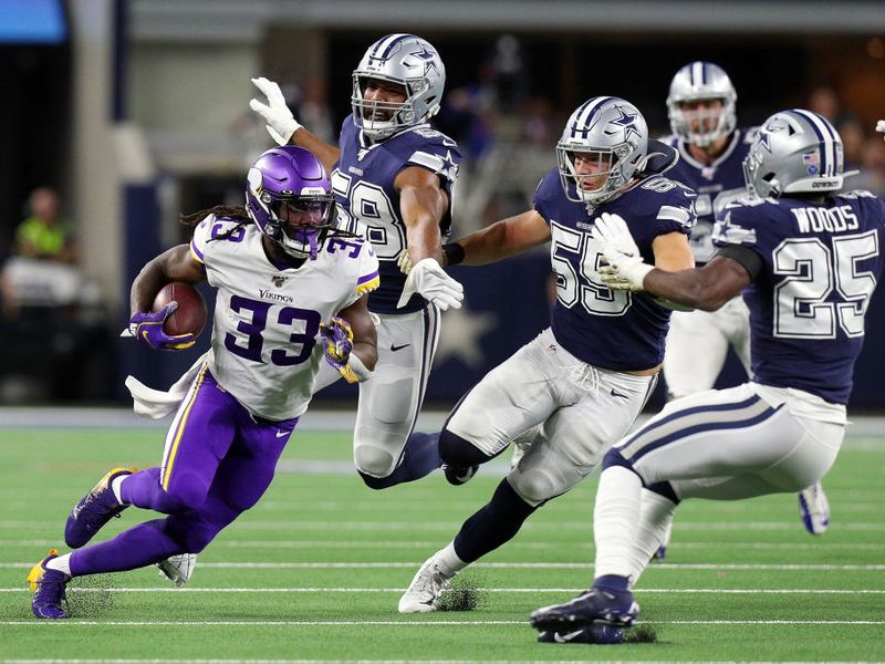 Cook leads Vikings to 28-24 prime-time road win over Cowboys