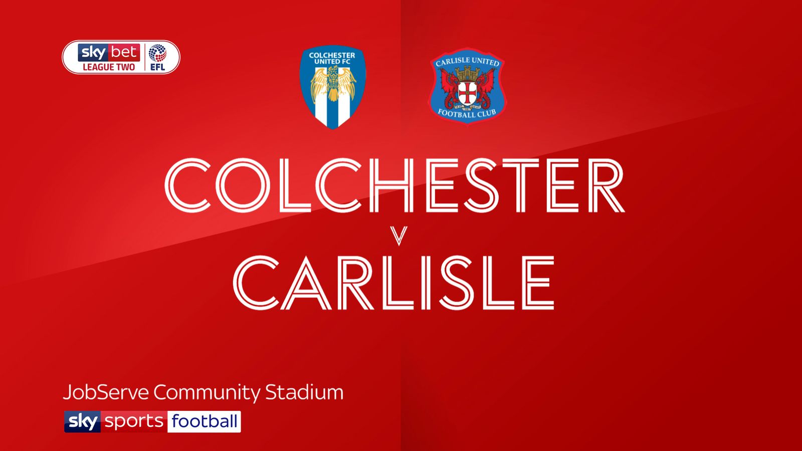 Colchester 3 0 Carlisle Match Report Highlights