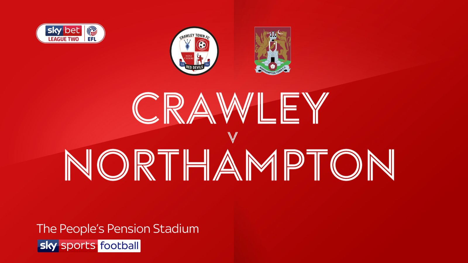 Crawley 4-0 Northampton: Red Devils secure easy win over the Cobblers ...