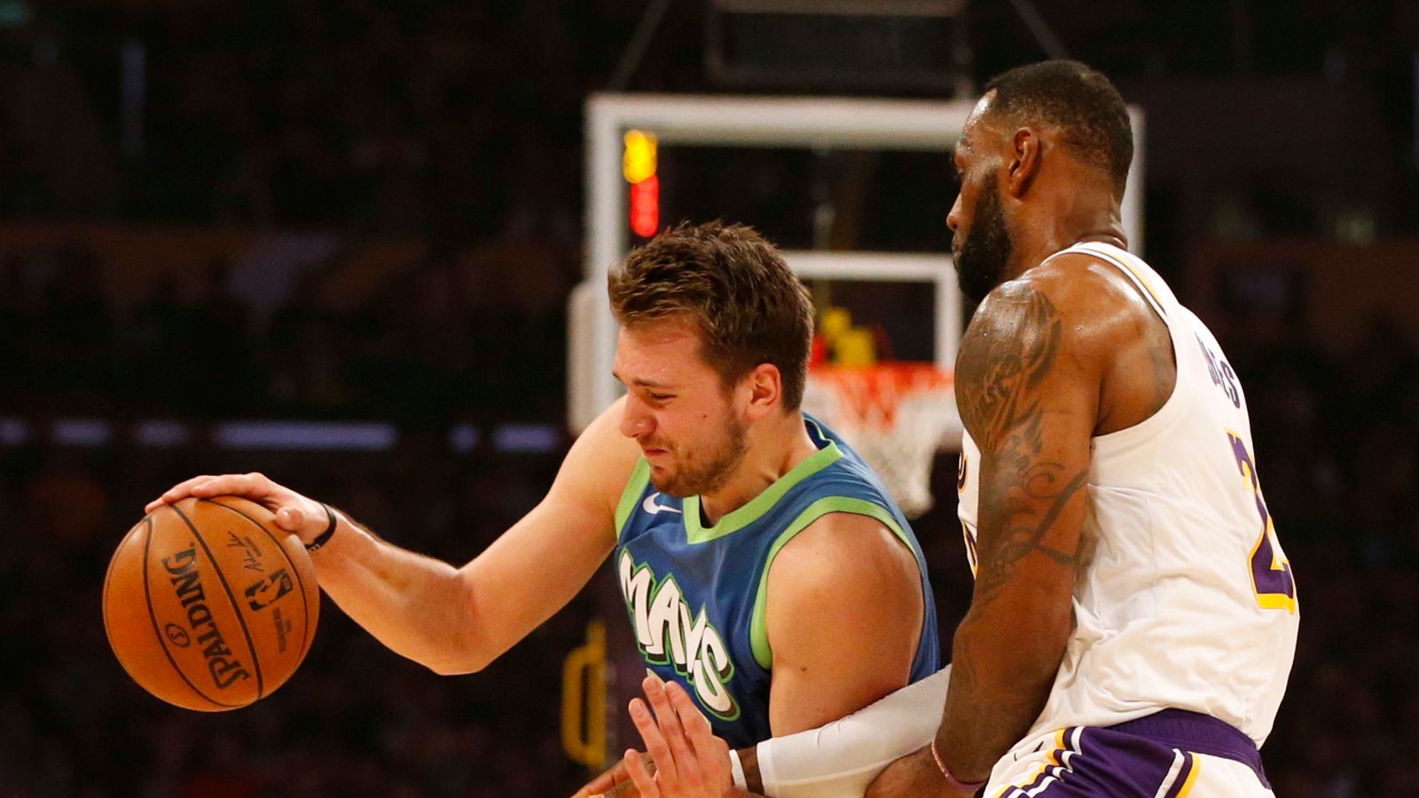 Luka Doncic drives Dallas as Mavericks snap LA Lakers' 10-game winning ...