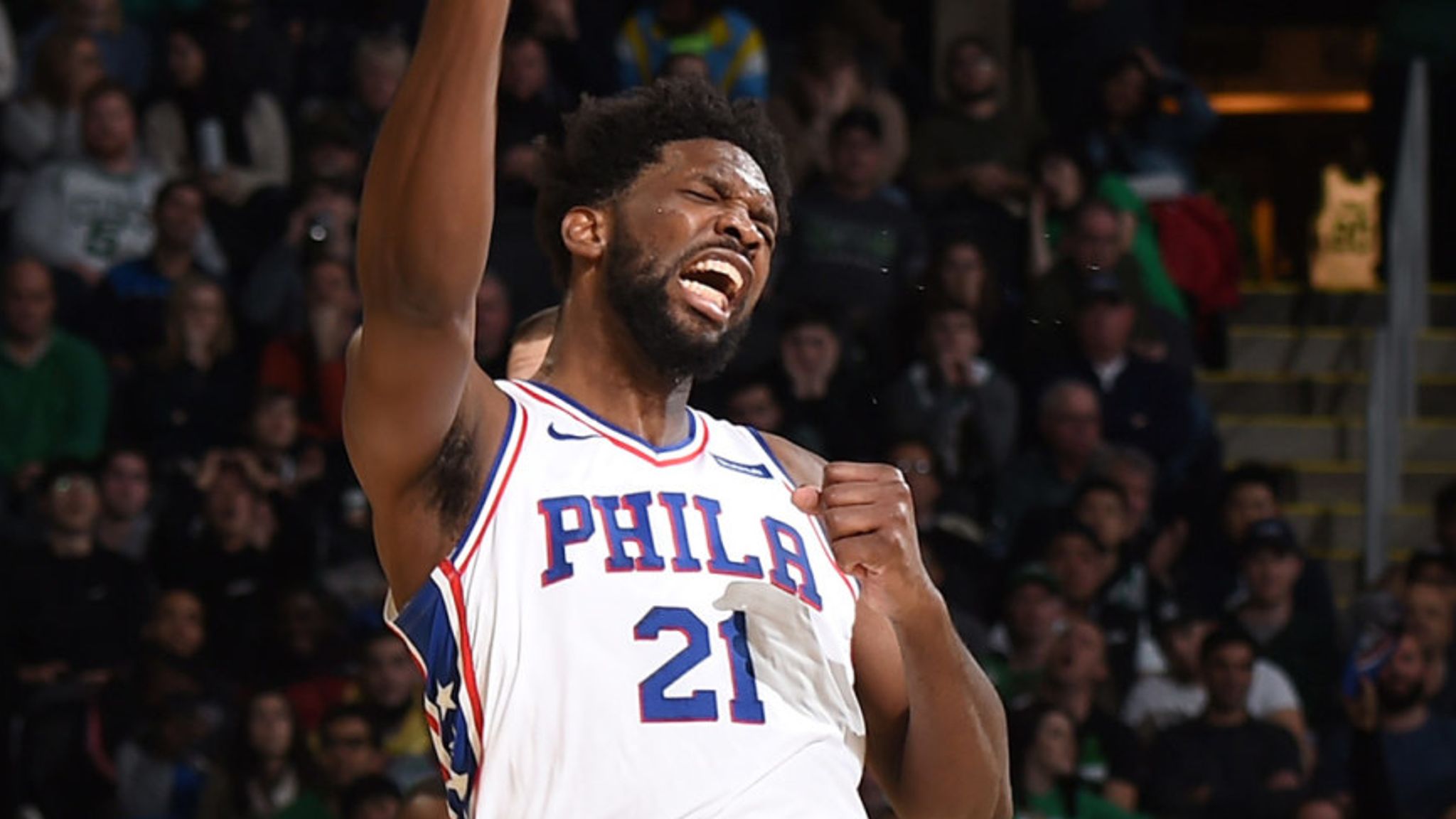 Joel Embiid scores 38 points as 76ers hand Celtics first home loss