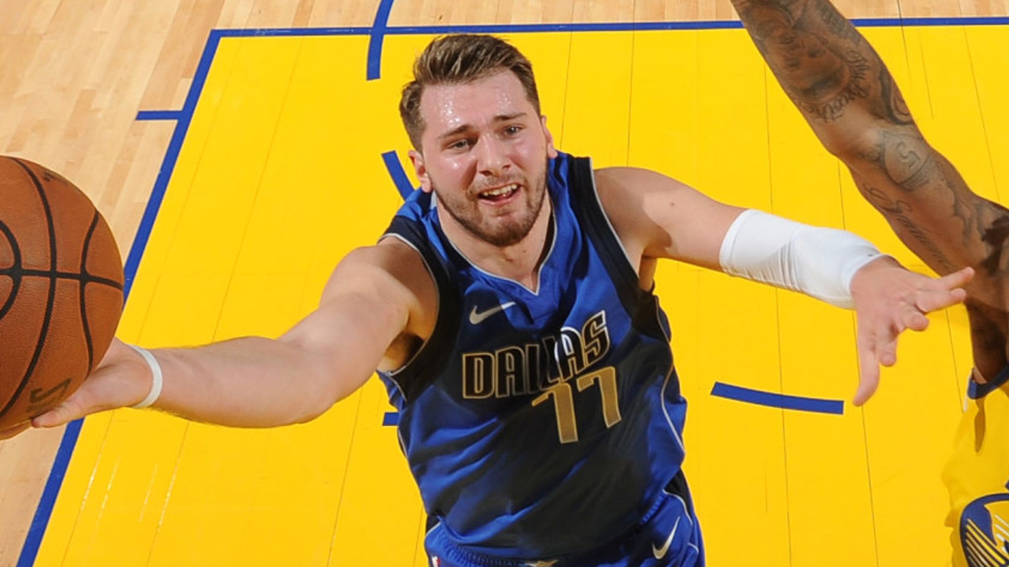 Luka Doncic's step-back jumper - how'd he do that? | NBA News