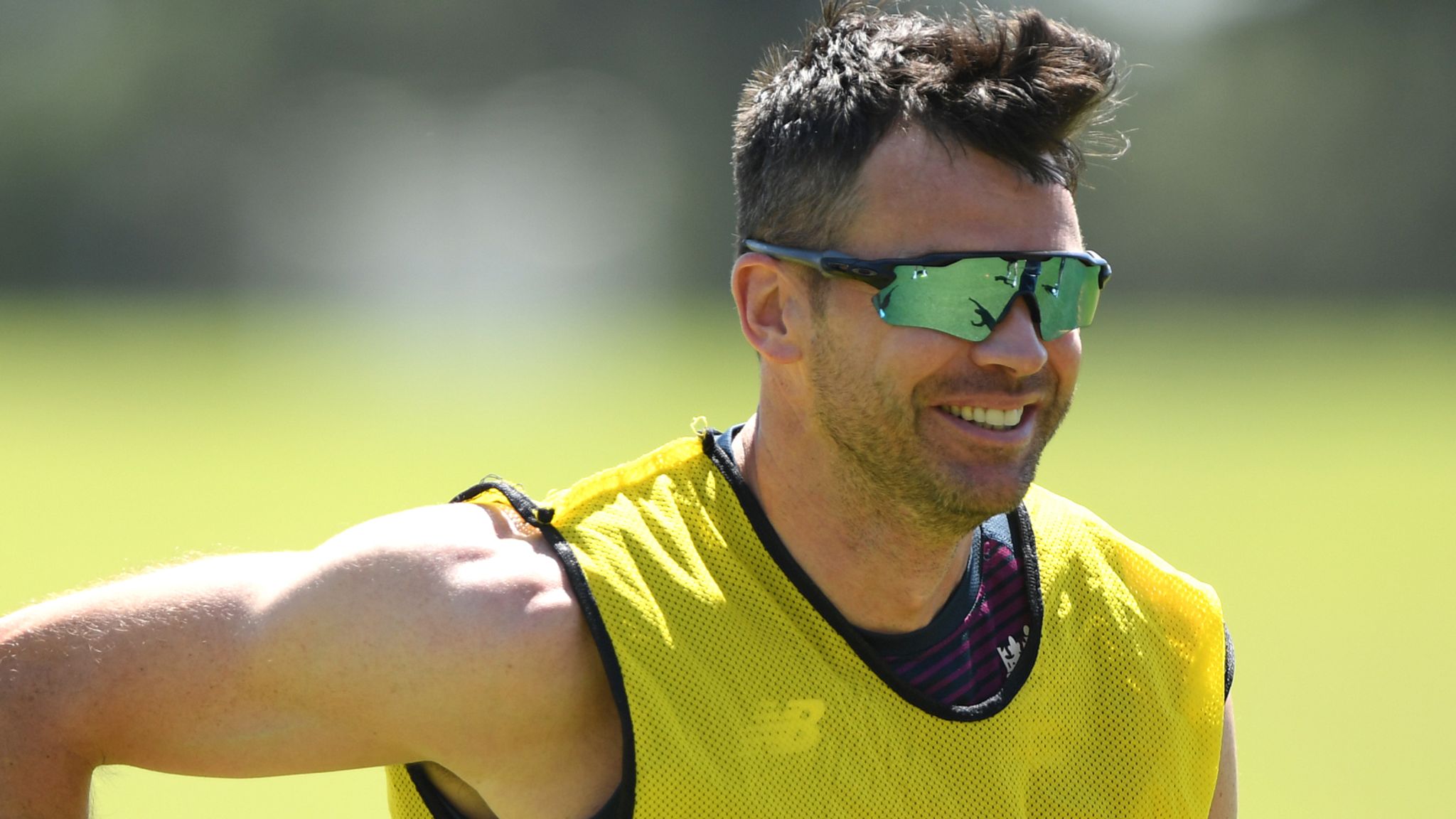 James Anderson With New Hair Style & Colour - Cricket Images & Photos