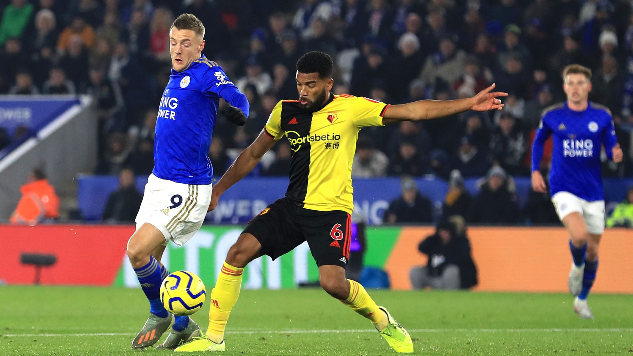 Ref Watch Jamie Vardy wrongly booked for simulation in Leicester win over Watford Football News Sky Sports