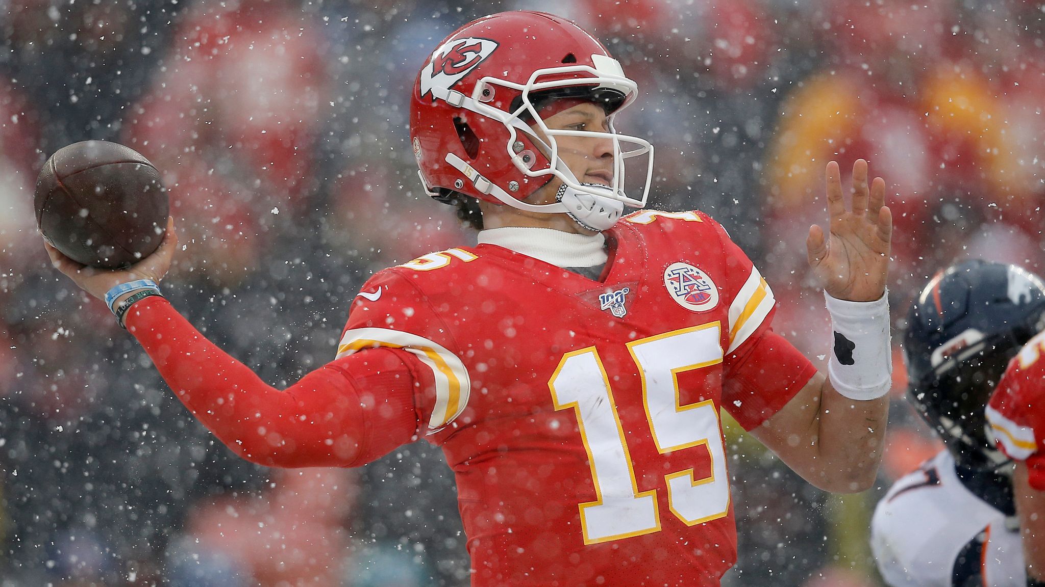 Kansas City Chiefs' Patrick Mahomes during the first half of a preseason  NFL football game against the Chicago Bears Saturday, Aug. 25, 2018, in  Chicago. (AP Photo/Annie Rice)