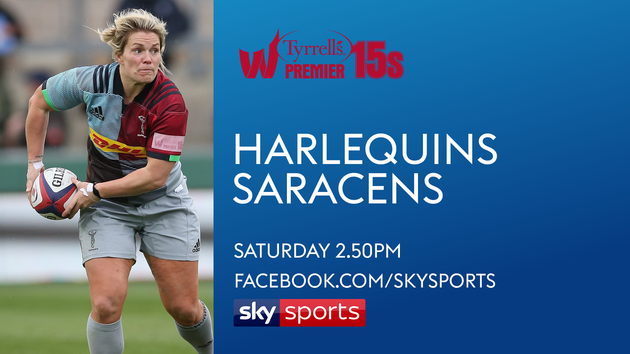 Tyrrells Premier 15s Watch Harlequins vs Saracens on Sky Sports Facebook Rugby Union News Sky Sports