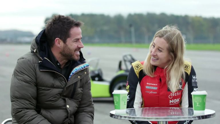 Martin shared her story with Sky Sports in the 'I'm Game' series last November, while also taking on Jamie Redknapp in a special driving challenge