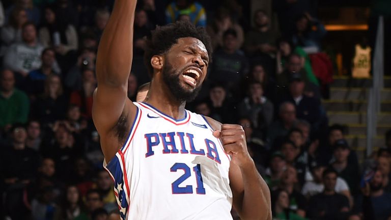 Joel Embiid Scores 38 Points As 76ers Hand Celtics First Home Loss