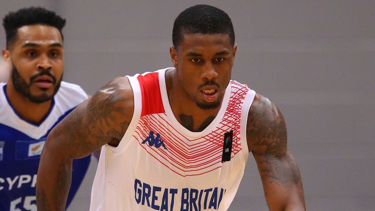 Ovie Soko in action for Great Britain