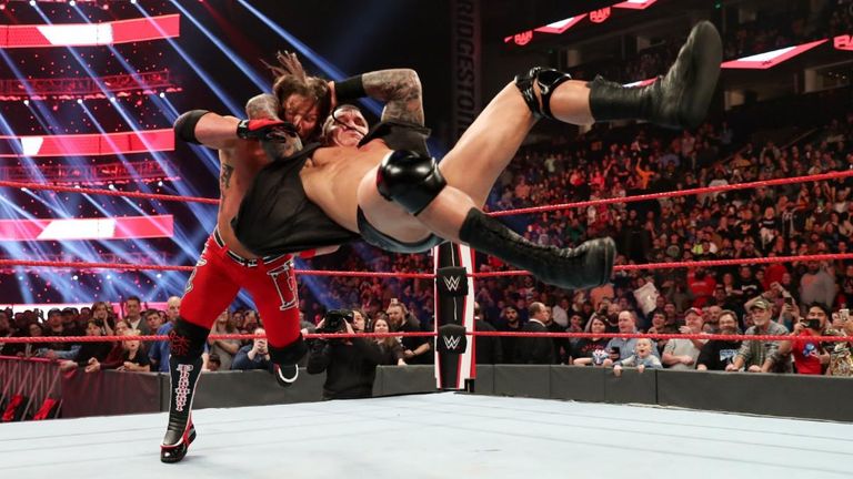 Randy Orton spoilt the celebrations for The O.C by hitting AJ Styles with a vicious RKO