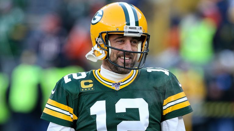Aaron Rodgers was 16 of 33 for 203 yards and one touchdown against the Chicago Bears