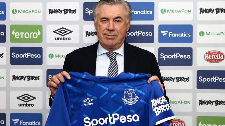 Carlo Ancelotti impresses on his first press conference for Everton