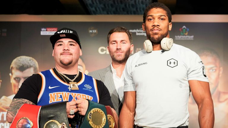 Anthony Joshua faces Andy Ruiz Jr again tonight, live on Sky Sports Box Office