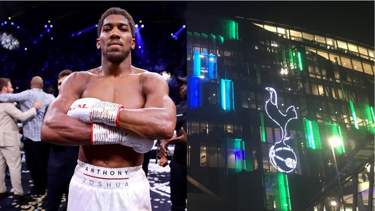 Anthony Joshua, compuesto del estadio Tottenham Hotspur