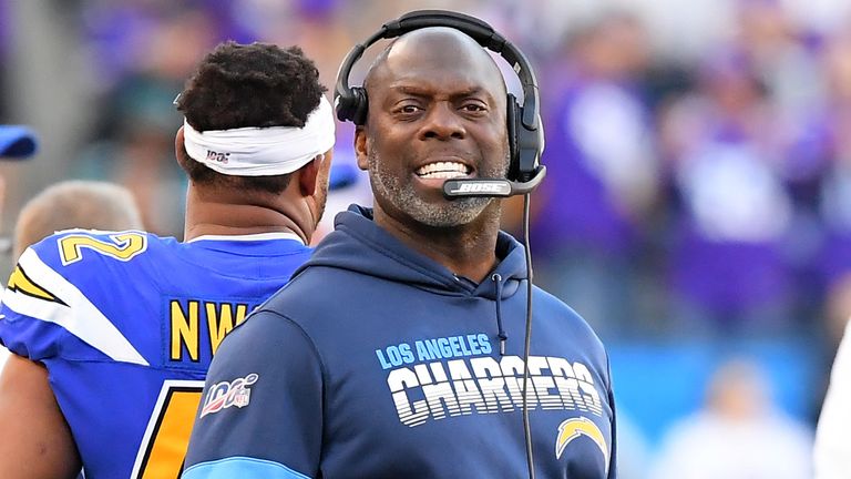 Los Angeles Chargers head coach Anthony Lynn