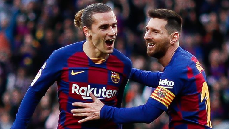 Antoine Griezmann and Lionel Messi were also on the scoresheet for Barcelona
