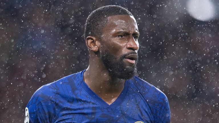 LONDON, ENGLAND - DECEMBER 10: Antonio R..diger of Chelsea during the UEFA Champions League group H match between Chelsea FC and Lille OSC at Stamford Bridge on December 10, 2019 in London, United Kingdom. (Photo by Visionhaus)